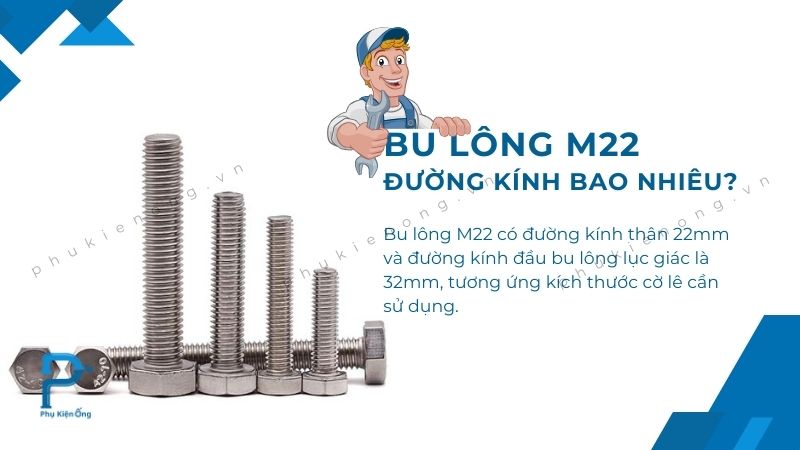 Bulong M22 đường kính bao nhiêu?