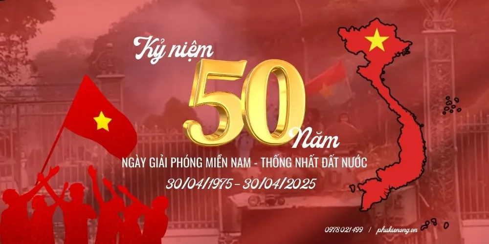 Phukienongthp mừng đại lễ kỷ niệm 50 năm giải phóng miền Nam (30/4/1975 - 30/4/2025)