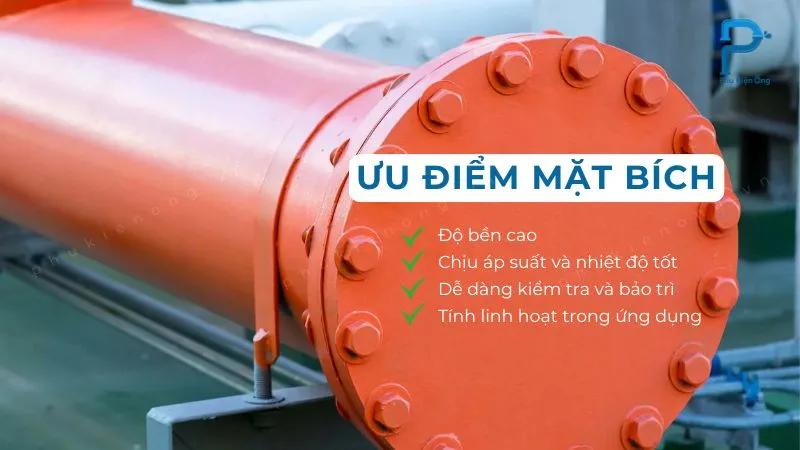 Ưu điểm nổi bật của mặt bích