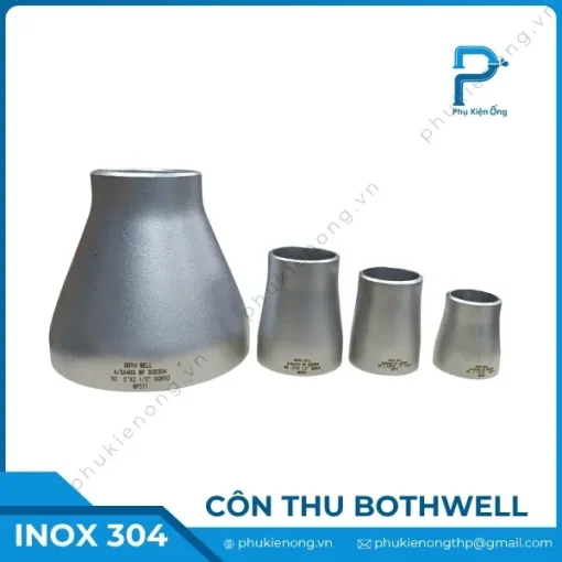 Côn thu inox 304 Bothwell