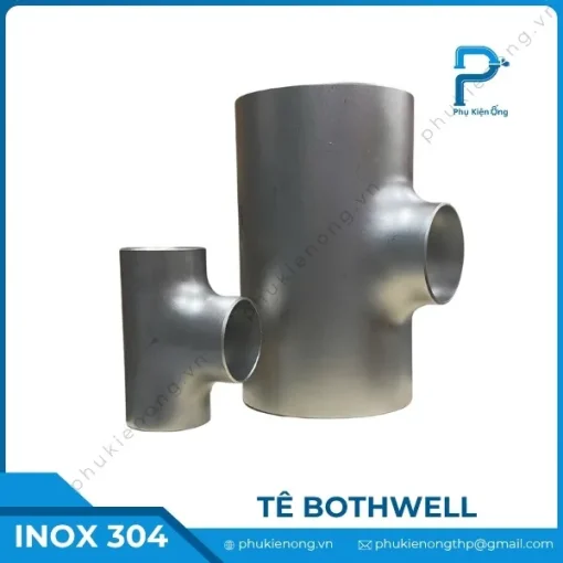 Tê inox 304 Bothwell SCH10