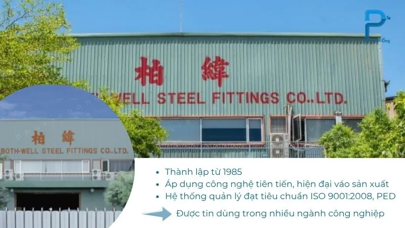 Bothwell sản xuất phụ kiện đường ống chất lượng cao, thành lập từ 1985