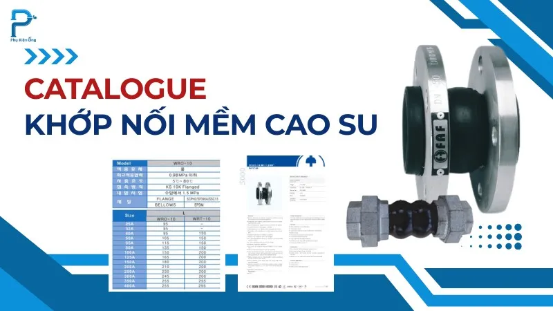 Catalogue khớp nối mềm cao su của các hãng nổi tiếng!