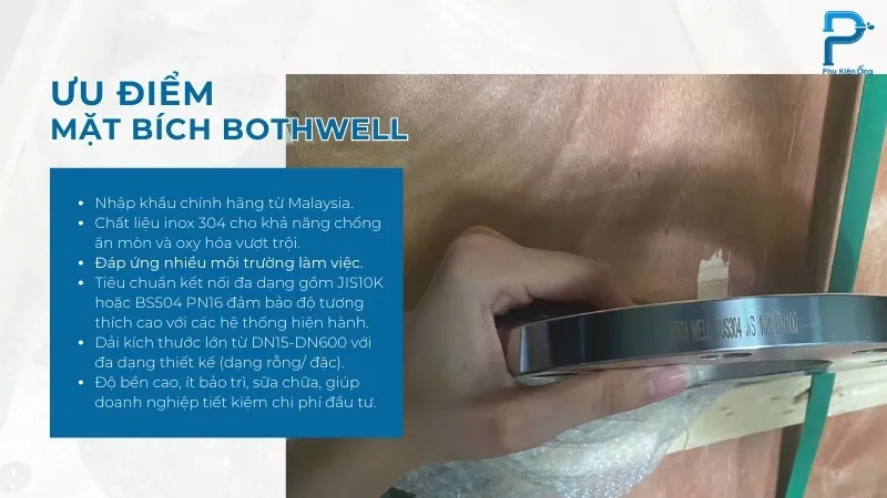 Ưu điểm nổi bật của mặt bích Bothwell