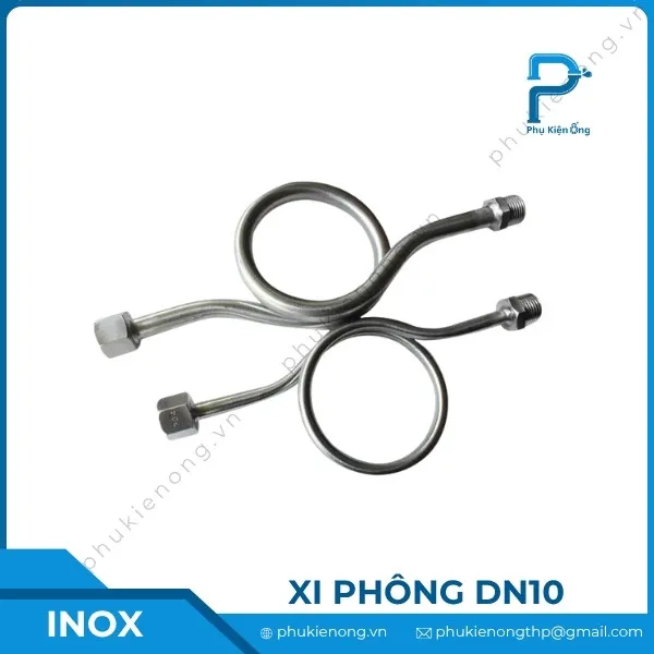 Xi phông inox DN10