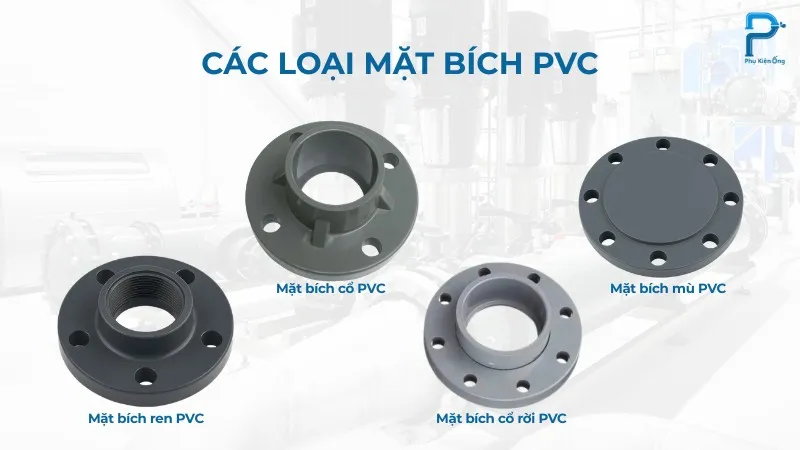 Các loại mặt bích PVC thông dụng trên thị trường