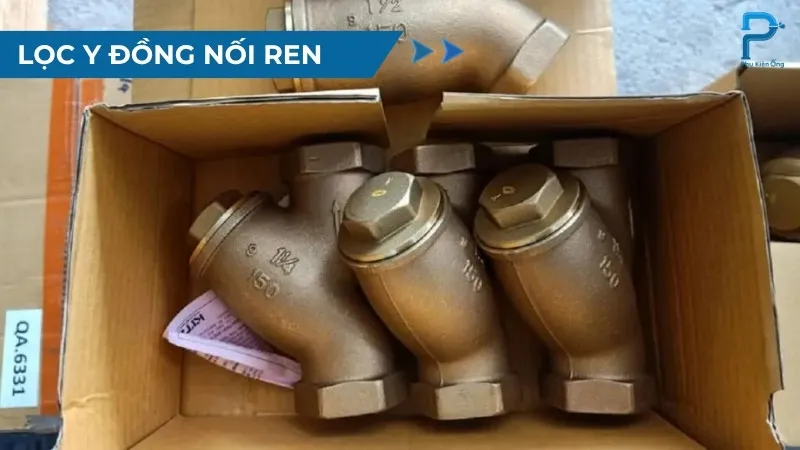 Y lọc đồng nối ren cho các hệ thống dân dụng