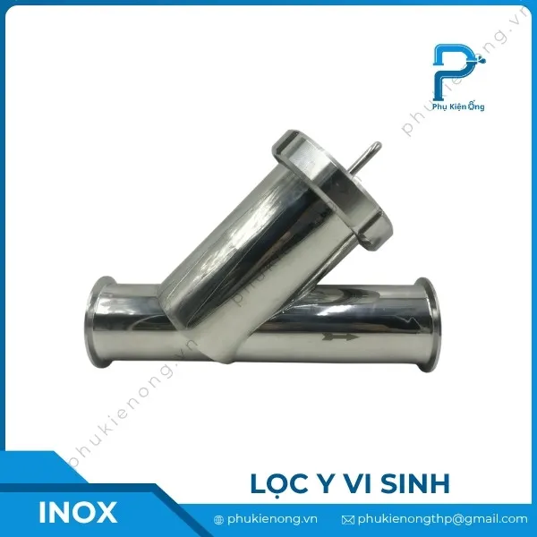 Lọc y inox vi sinh | Nối Clamp