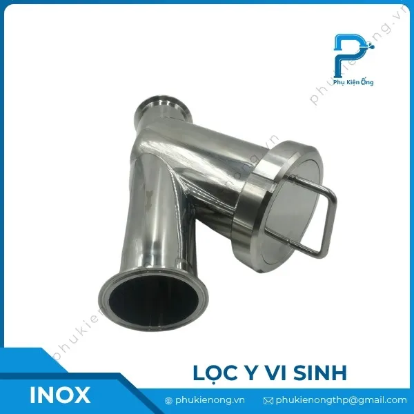 Lọc y inox vi sinh | Nối Clamp
