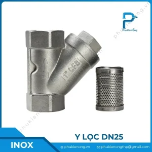 Y lọc inox DN25