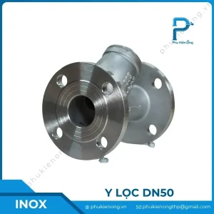 Y lọc inox nối bích DN50