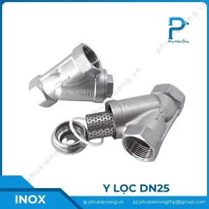 Y lọc inox DN25