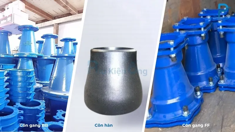 Các loại côn gang thông dụng