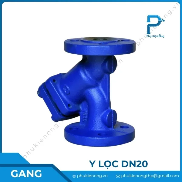 Y lọc gang DN20 nối bích nhập khẩu