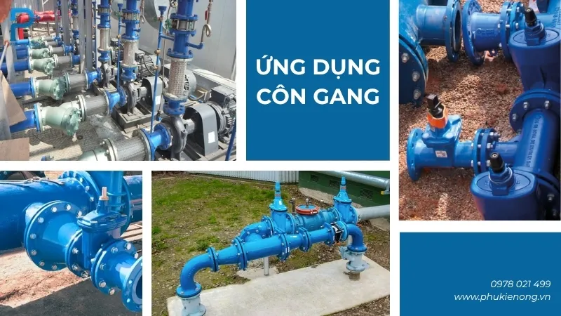 Ứng dụng côn thu gang trong các ngành công nghiệp