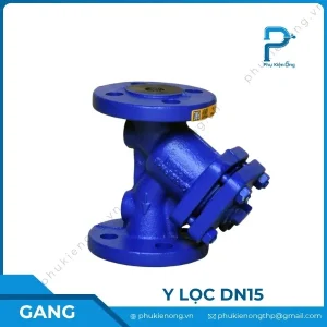 Y lọc gang DN15 nối bích