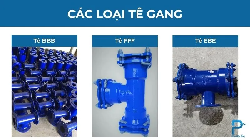 Các loại tê gang thông dụng