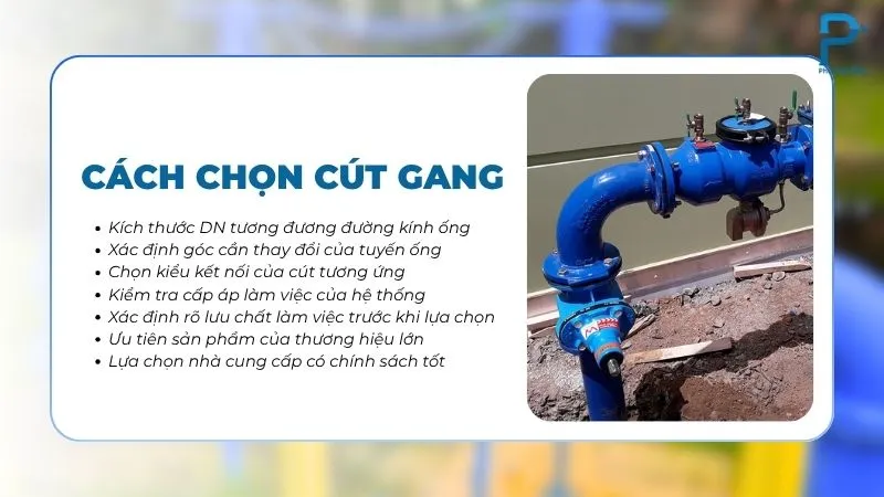 Các tiêu chí cần chú ý khi mua co gang cho hệ thống