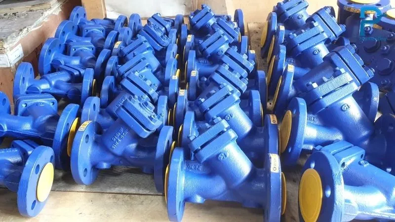Lọc y gang nối bích chắc chắn, được sử dụng phổ biến hơn