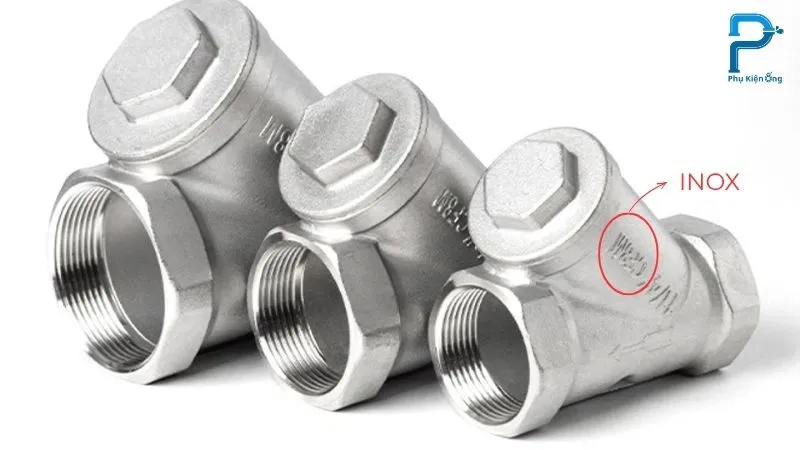 Lọc y inox có ký hiệu CF8, CF8M, SSC13