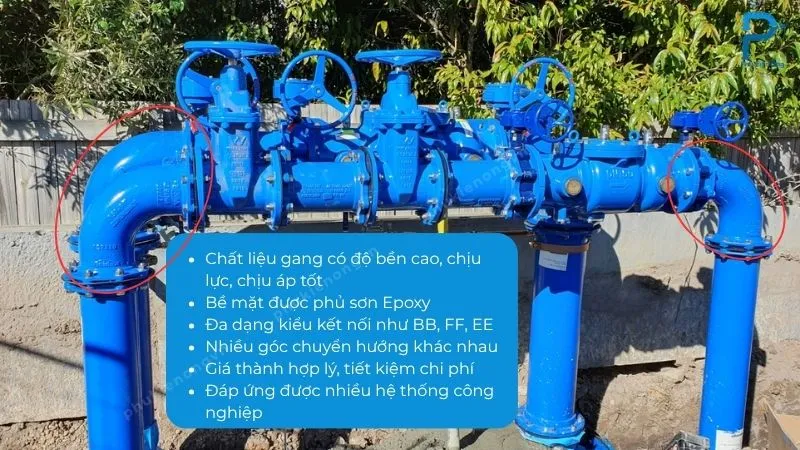 Các ưu điểm nổi bật của cút gang