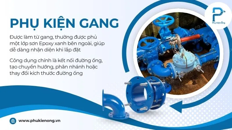 Phụ kiện ống bằng gang